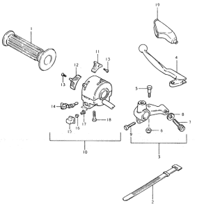 TS125 Left handle switch