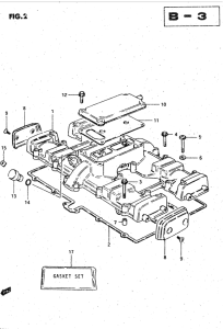 GSX750 Крышка головки цилиндров
