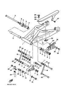 R1-Z Задний рычаг и подвеска