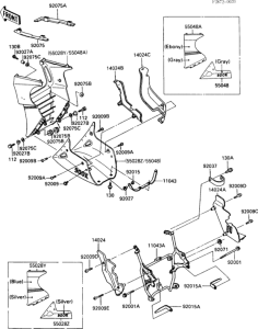 ZX900 Cowling lowers(1 / 2)