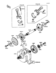 VN1500 Коленвал