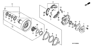 ANF125 One way clutch