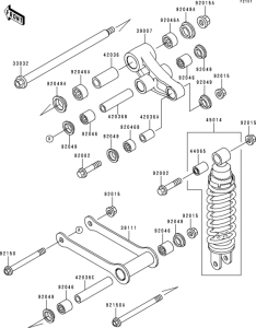VN800 Подвеска  /  амортизатор