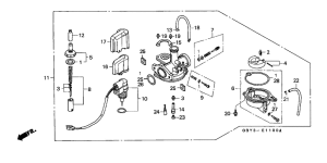 SH50 Carburetor assy