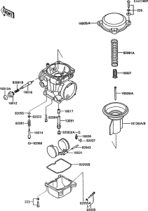 ZX900 Carburetor parts(1 / 2)