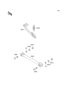 ZG1000 Педаль тормоза