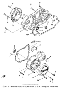 XS850H Боковые крышки