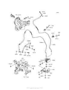 KLE650 Тормозные трубки