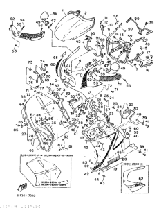 FZR1000 Обтекатель 1
