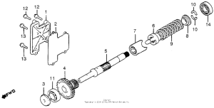 GL1200I Вал ведущий