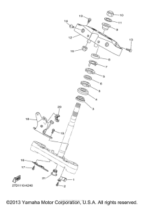 XVS1300CU Управление