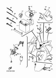 MW125 Электрика 1