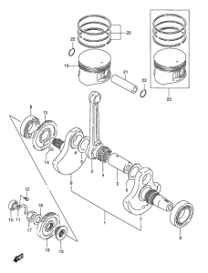 LS650 Вал коленчатый