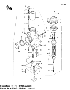 KE100 Carburetor assy
