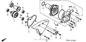 VT1100C2 Водяной насос