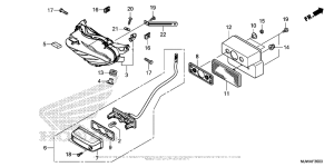 CBR500R (ABS) Фонарь