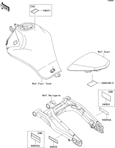 EX650 Лейбл предостережения