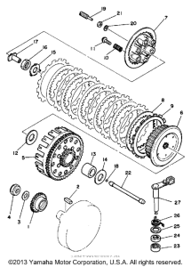 WR500ZD Сцепление