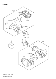 GSF1250 (ABS) Поворотники