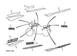 TDM850 ｸﾞﾗﾌｲﾂｸ. ｴﾝﾌﾞﾚﾑ