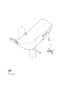 XT600E Сиденье