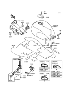 BJ250LFFA フューエルタンク