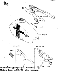 KDX175 Наклейки