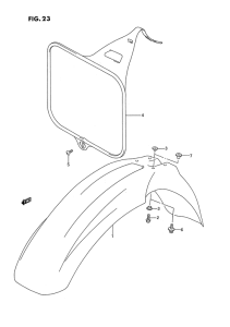 RM250 Переднее крыло