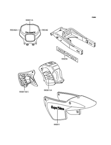 KMX50 Наклейки
