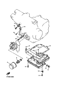 YZF600R YZF600RP Масляный радиатор