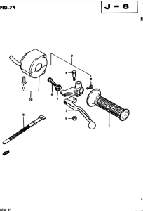 GS450 Left handle switch