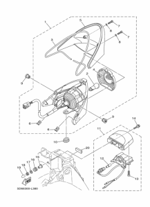 T135FI Taillight unit ass`y