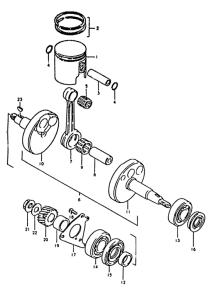 ZR50 Вал коленчатый