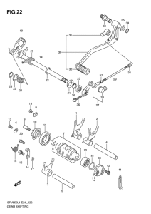 SFV650 Переключение передач