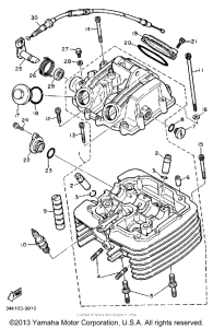 TT600S Головка цилиндров