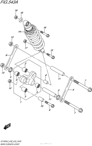 VL1500 Втулки заднего рычага