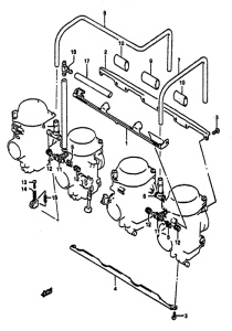 GSX-R1100 Карбюратор fittings