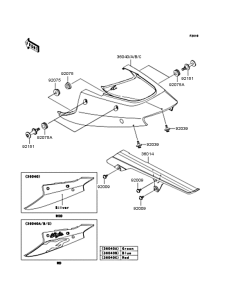 ZX1200 Боковые обтекатели