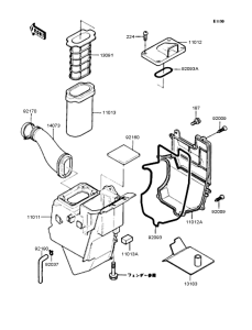 KMX80 Воздушный фильтр
