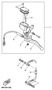 YQ50 Задний торм цилиндр