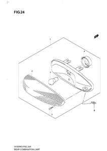 AY50 Задний комбинированный сигнал