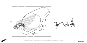 CTX700 Сиденье
