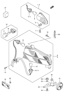 AN650 (ABS) Combination lamp