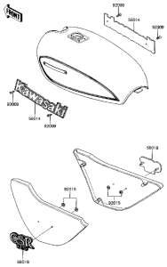KZ750 CSR Наклейки