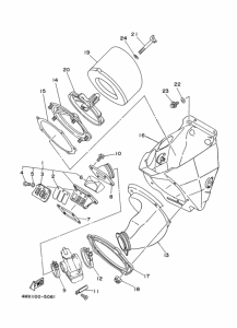 YZ250 YZ250G Впускная система