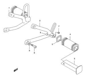 SMX50 Подножки