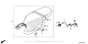 CTX700N Сиденье