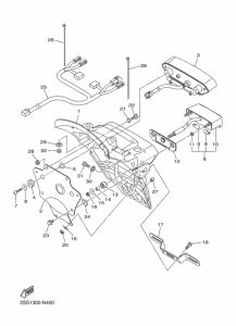 XVS1300CU Фонарь