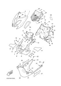 YQ50 Ветровое стекло