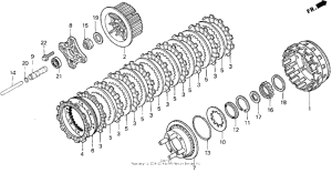 GL1500SE Сцепление